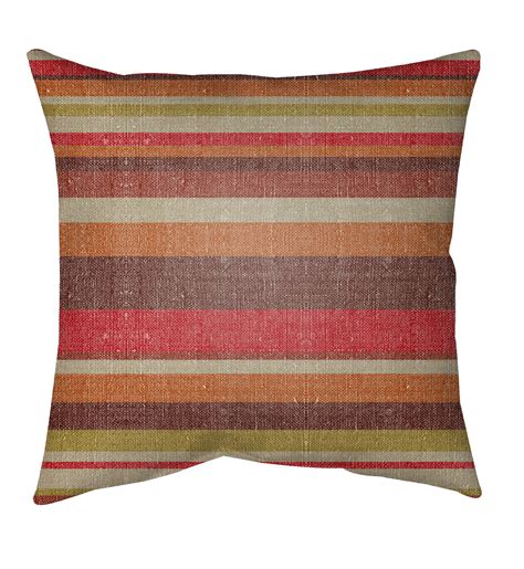 red orange throw pillows